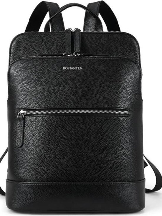 Leather Laptop Backpack for Women 15.6 inch Computer Bag Travel Work Daypack - Picture 1 of 7